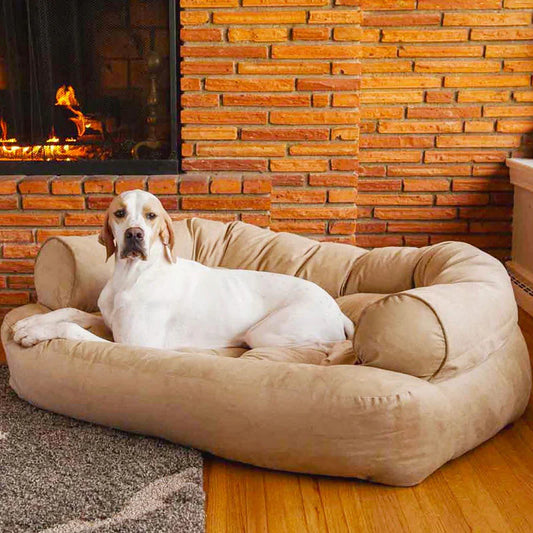 Orthopedic Dog Sofa with Soft Cushioning – CalmPaw Sofa