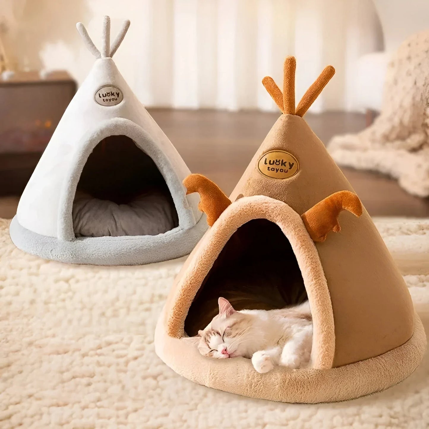 PurrNest โ Cozy Cat House for Maximum Comfort